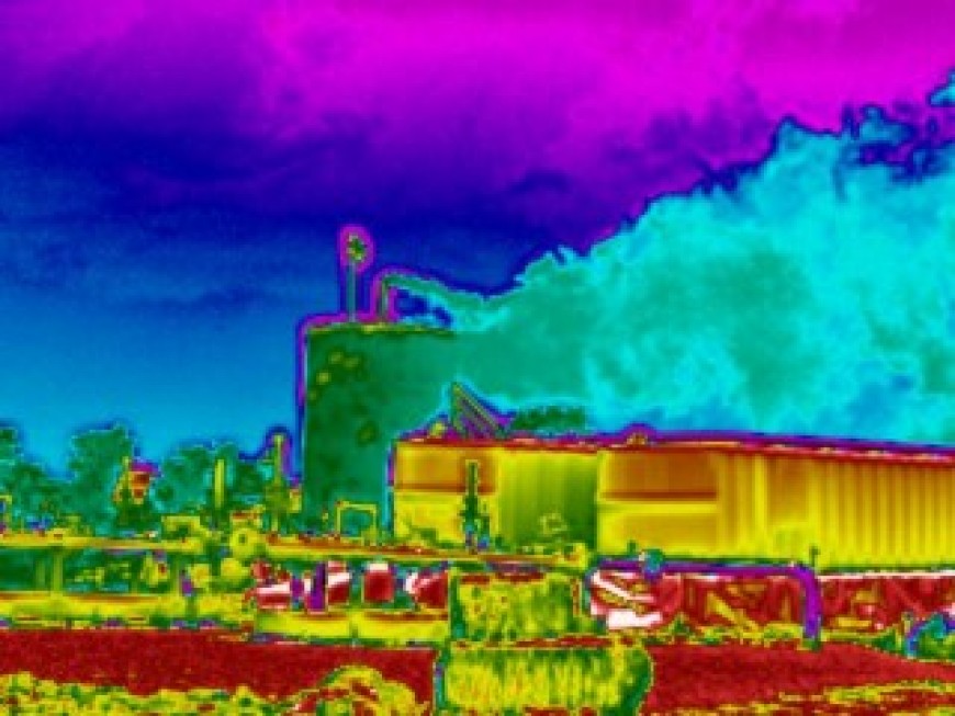 Oil And Gas Tanks Drone Thermography Inspection